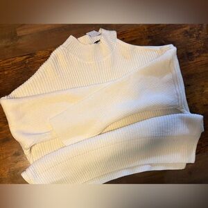 SANCTUARY WOMENS SZ L COLD SHOULDER SWEATER